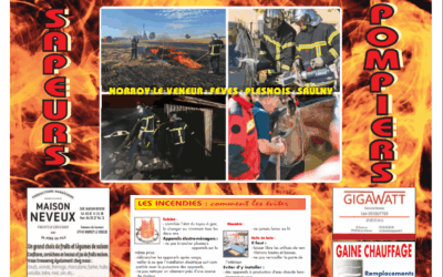 🚒 Passage des pompiers pour la vente des calendriers 2025